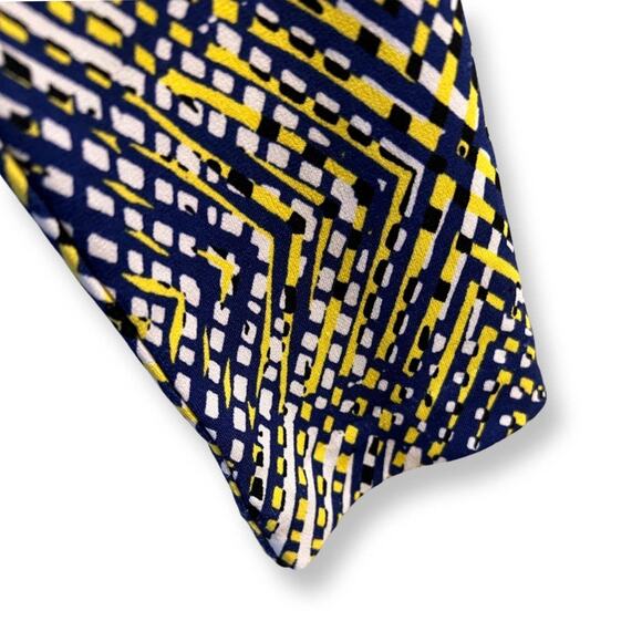 Anne Klien, S, Royal Blue Yellow, layered, Long sleeve top - Picture 6 of 9